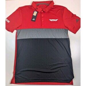 New With Tags Adidas Fly Racing Motocross Golf Polo Shirt Men's Size Small